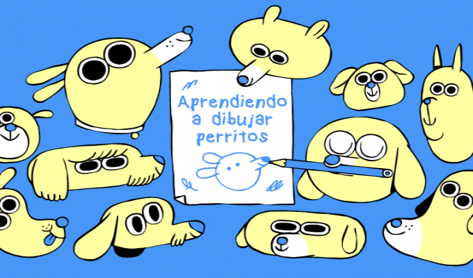 Aprendiendo a dibujar perritos