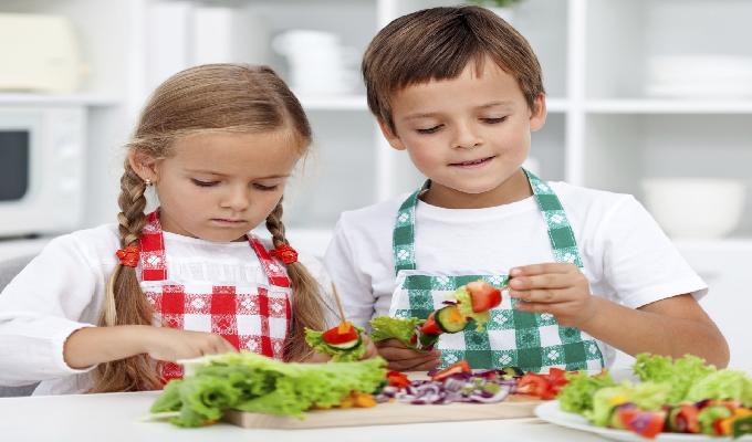 Cocina saludable con los pequeños de casa