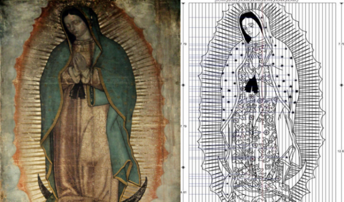 El manto de la Virgen de Guadalupe