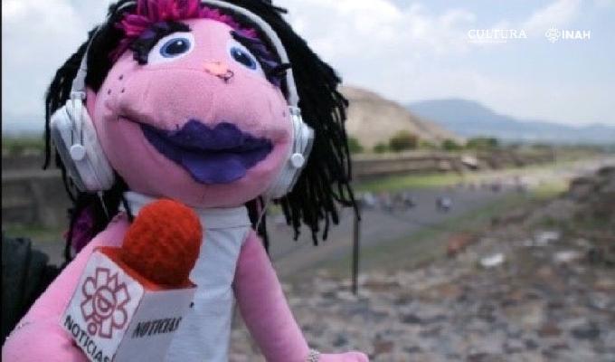 Noticiero infantil sobre arqueología